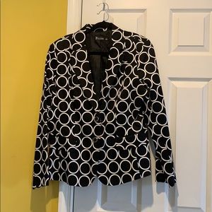 New York & Company Black and white blazer